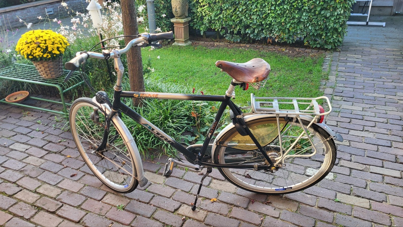 Herenfiets 28" - 7 versnellingen- 58 cm framemaat, Gebruikt, Velgrem, Versnellingen, 53 tot 57 cm