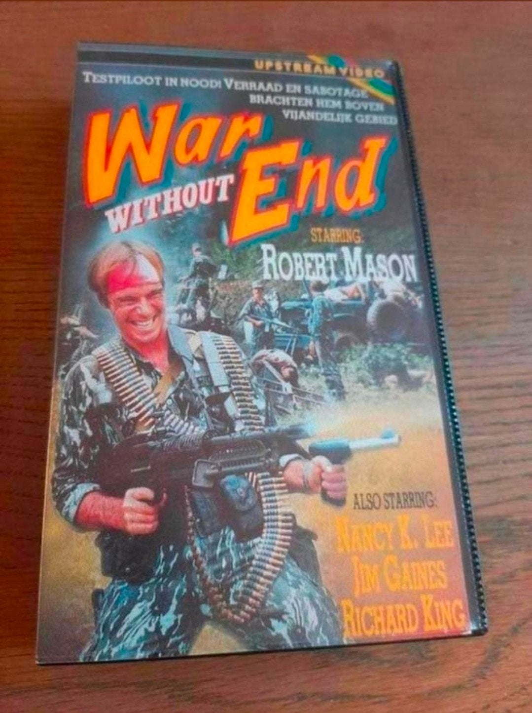 War without End videoband. Upstream video., Cd's en Dvd's, VHS | Film, Vanaf 16 jaar, Ophalen of Verzenden, Gebruikt, Actie en Avontuur