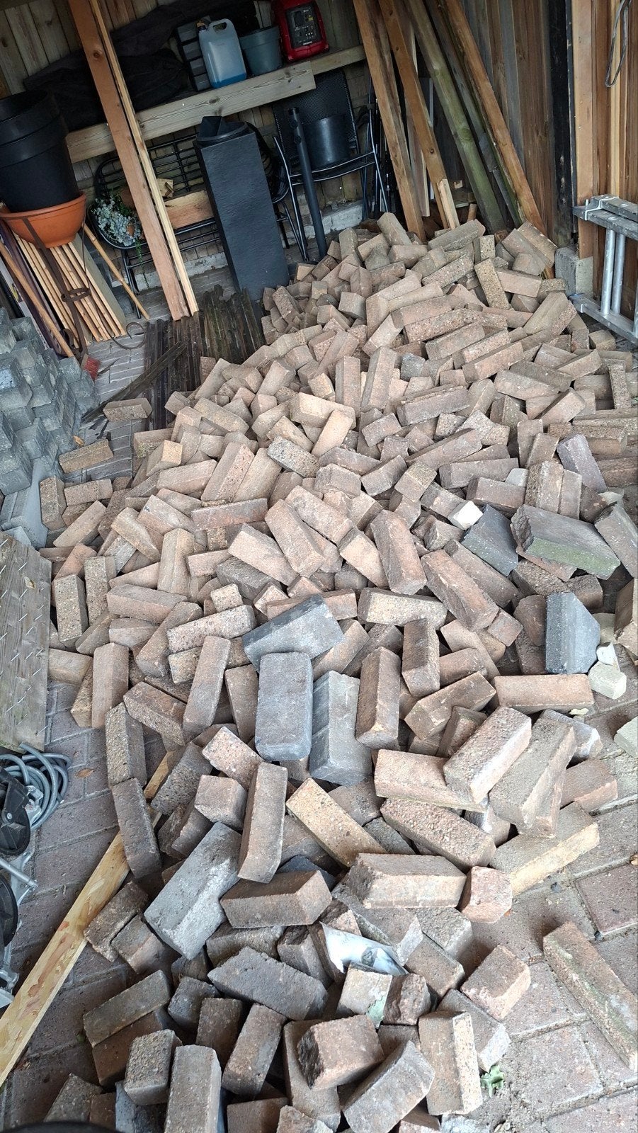 Partij waaltjes, Tuin en Terras, Haardhout, Minder dan 3 m³, Ophalen