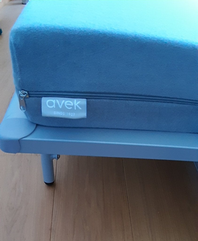 vouwbed, Huis en Inrichting, Slaapkamer | Bedden, Zo goed als nieuw, Eenpersoons, 90 cm, 200 cm, Metaal, Grijs, Ophalen