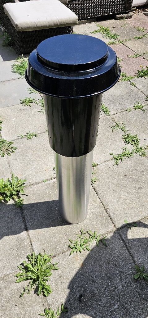 Dakdoorvoer burgerhout 180mm nieuw, Overige typen, Nieuw, Ophalen of Verzenden, Rvs