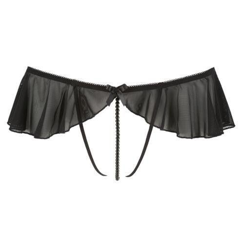 Cottelli Collection - String met Parelketting, Cottelli Collection, Ophalen of Verzenden, Zwart, String