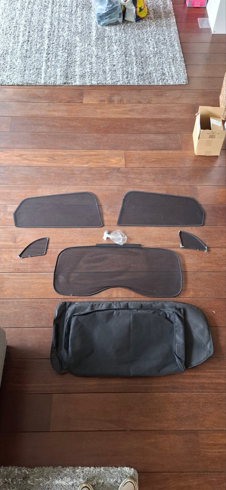 Originele Volvo V40 zonneschermen set (2012-2019), Ophalen of Verzenden, Gebruikt
