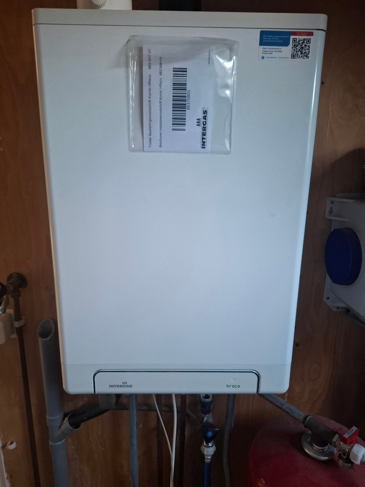 Intergas HReco 30 CV-ketel - Zo goed als nieuw, Ophalen, Hoog rendement (Hr), Cv-ketel of Combi-ketel, Zo goed als nieuw