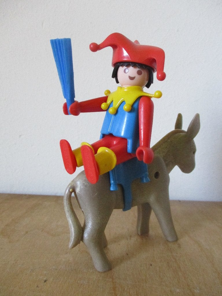 Playmobil 3330 nar met ezel, vintage, Ophalen of Verzenden, Gebruikt
