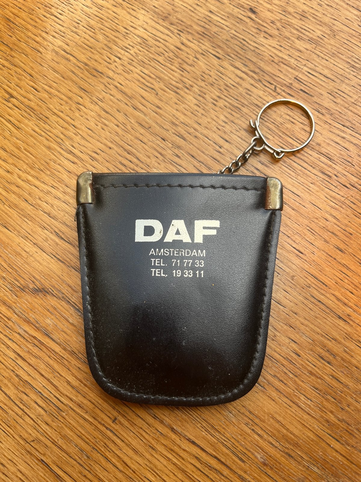 Vintage DAF sleutelhanger / muntenhouder, Ophalen of Verzenden, Gebruikt, Auto's