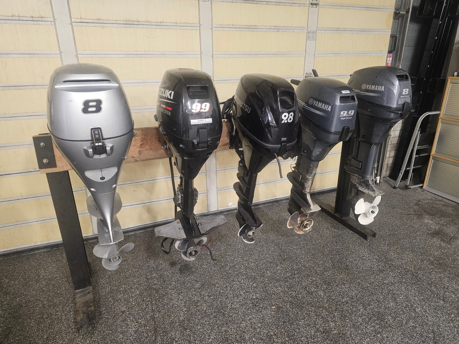 Diverse 8-9.9pk 4-takt buitenboordmotoren, jong gebruikt, Gebruikt, 5 tot 10 pk, Viertaktmotor, Ophalen of Verzenden