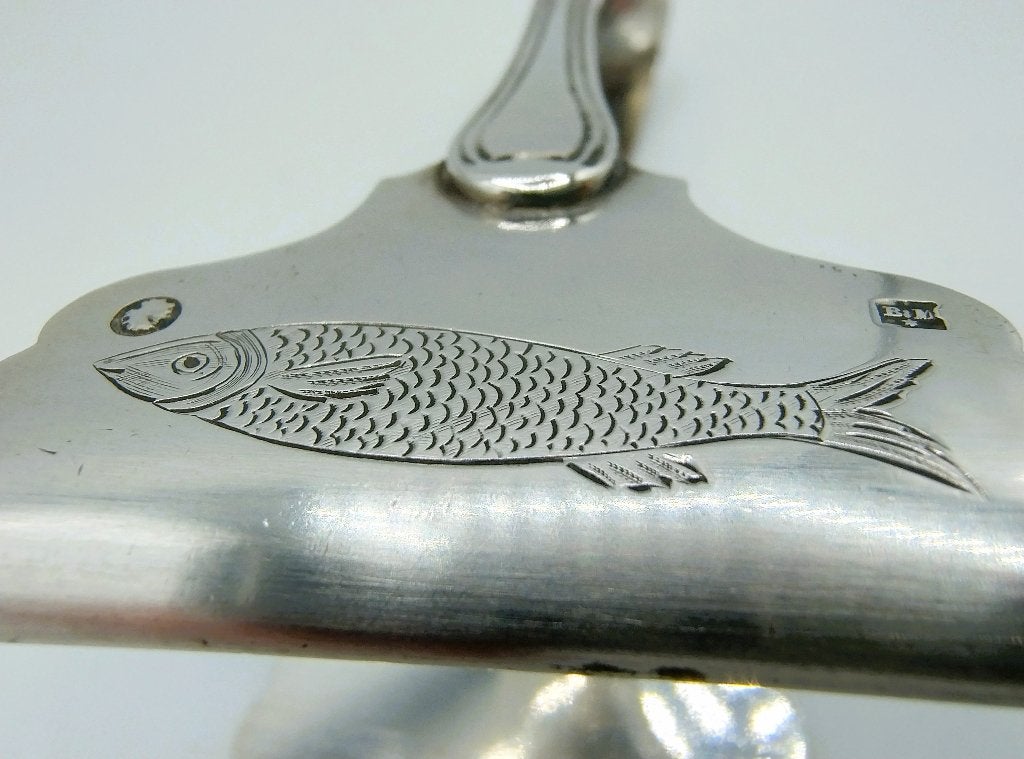 Zilveren sardine tang, W. en Middendo Baksteen, Rotterdam, Antiek en Kunst, Verzenden, Zilver
