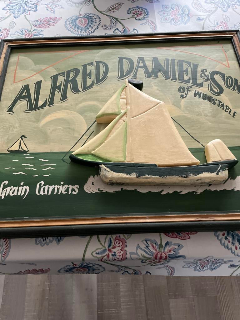 Houten schilderij Alfred Daniel & Son, Ophalen