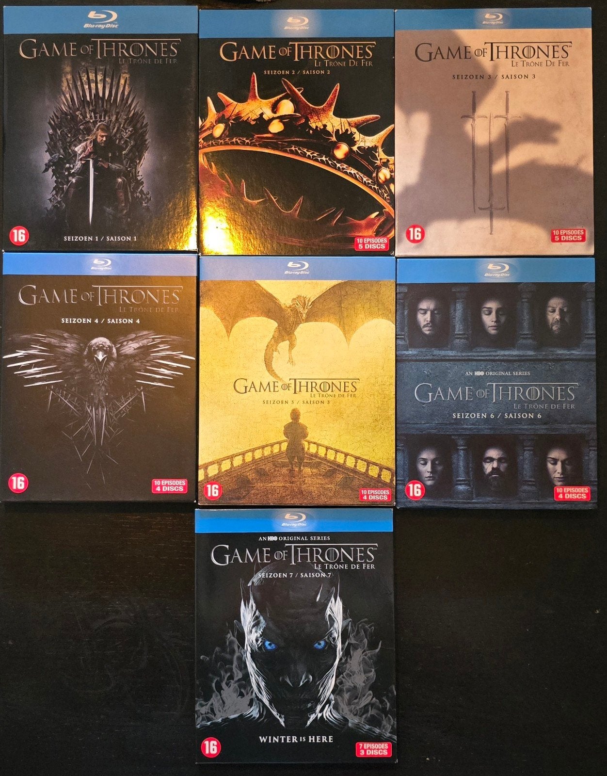 Game of Thrones Seizoen 1-7 Blu-ray Collectie, Cd's en Dvd's, Blu-ray, Engels, Vanaf 16 jaar, Boxset, Ophalen of Verzenden