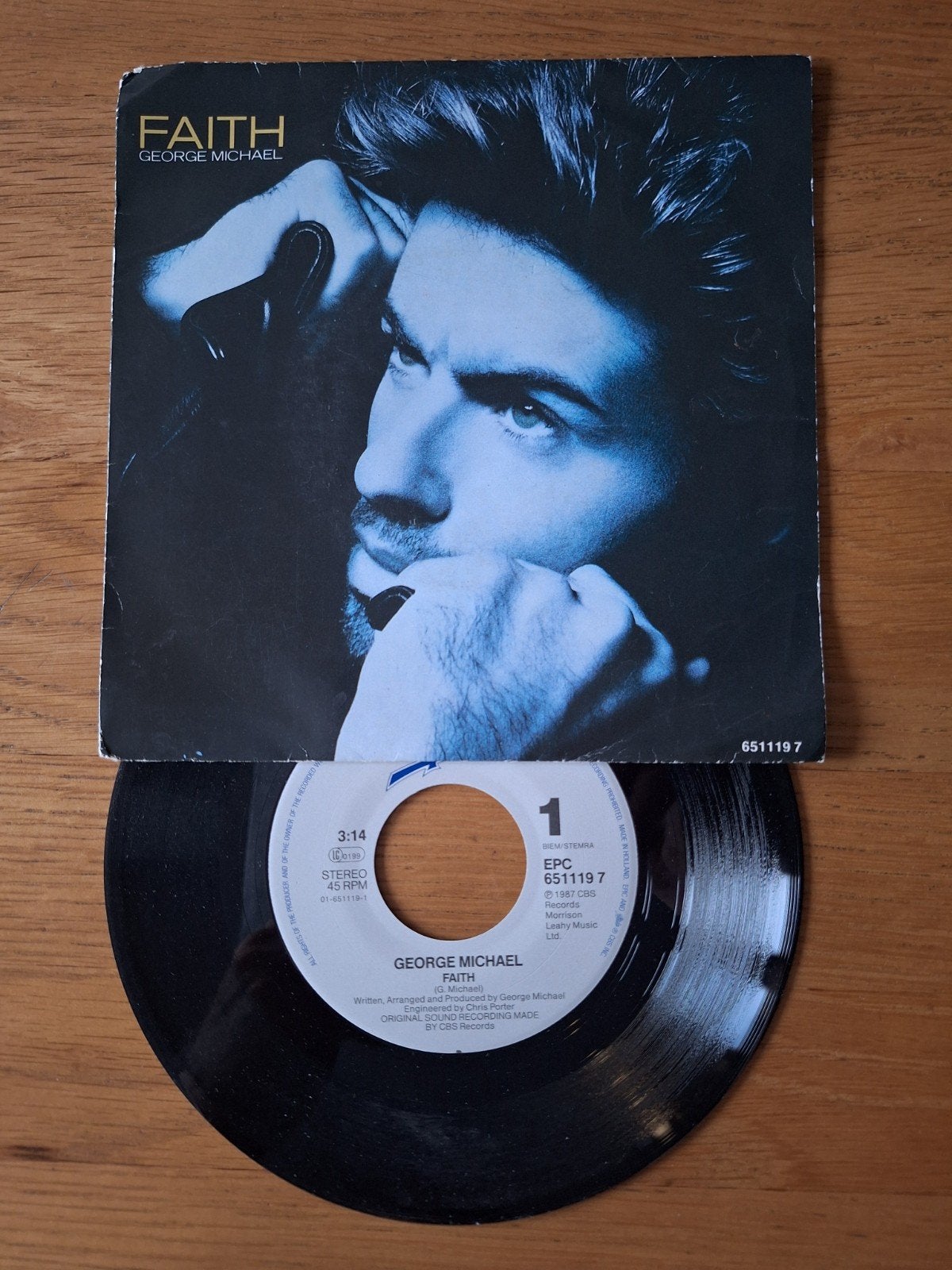 George Michael - Faith (Vinyl Single), Gebruikt, 7 inch, Ophalen of Verzenden, Pop