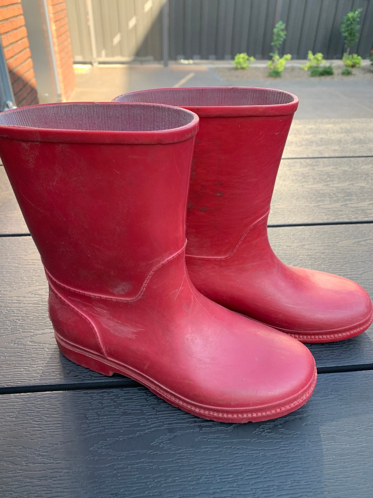 REGEN laarzen maat 32 rubber laarzen kinder laarzen, Caravans en Kamperen, Ophalen of Verzenden, Gebruikt, Regenlaarzen, Kinderen