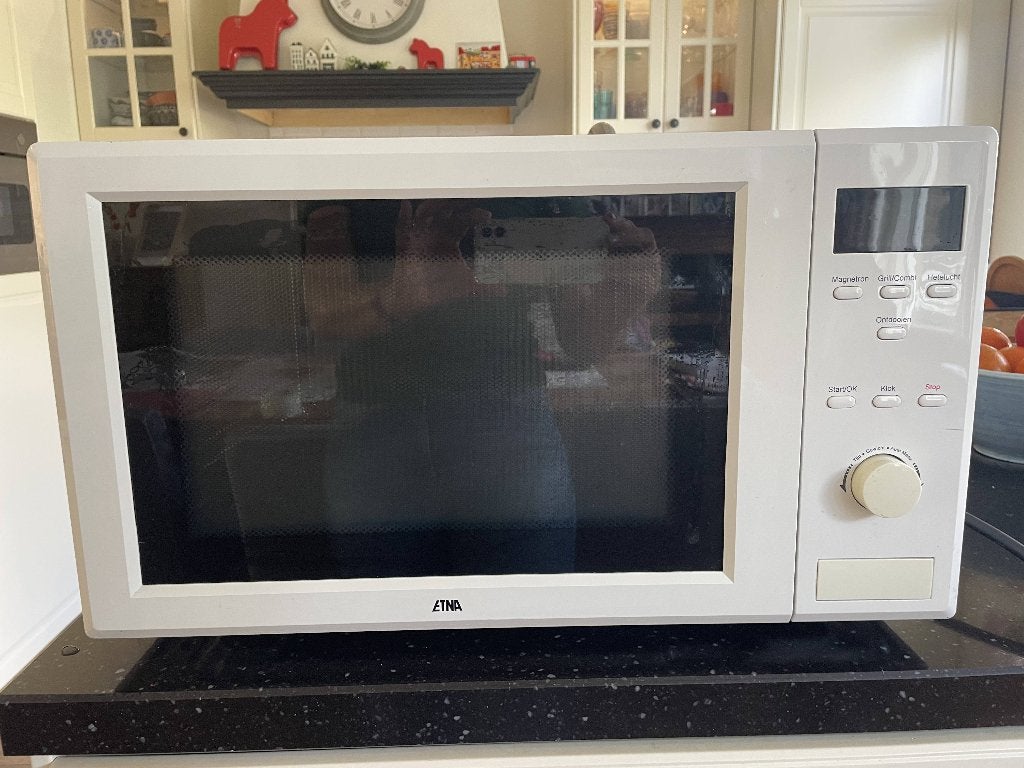 Etna combi magnetron grill, hetelucht, ontdooien, Witgoed en Apparatuur, Ophalen, Combimagnetron, Gebruikt, Draaiplateau