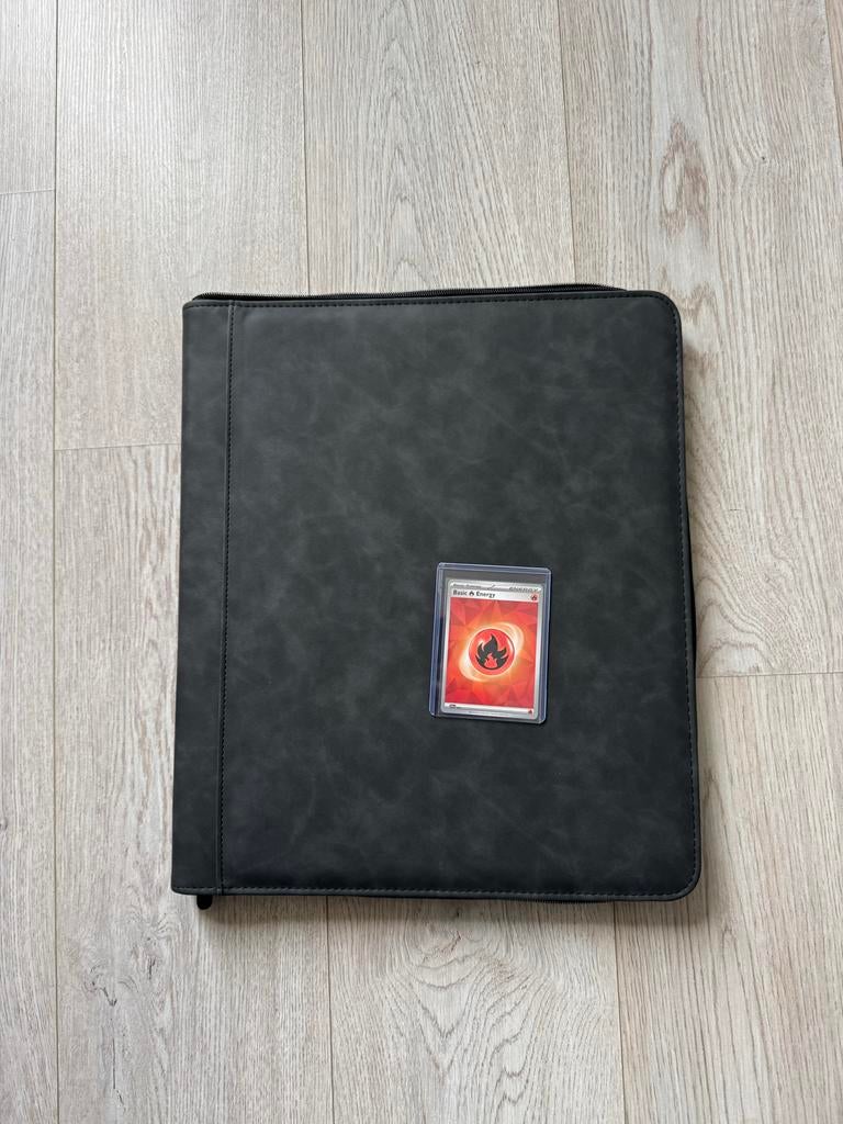 Toploader / Binder Map voor 288 kaarten - Suède look, Ophalen of Verzenden, Nieuw, Overige typen