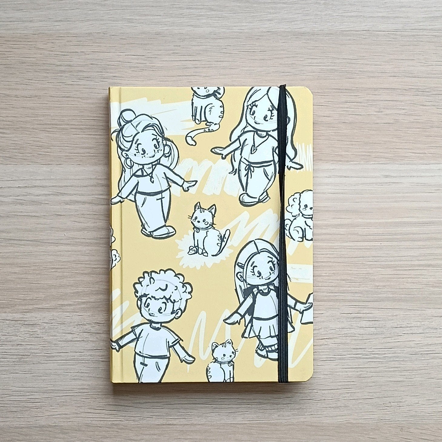 Creachick schetsboek A5 geel (nieuw), Ophalen of Verzenden, Nieuw, Potlood of Stift