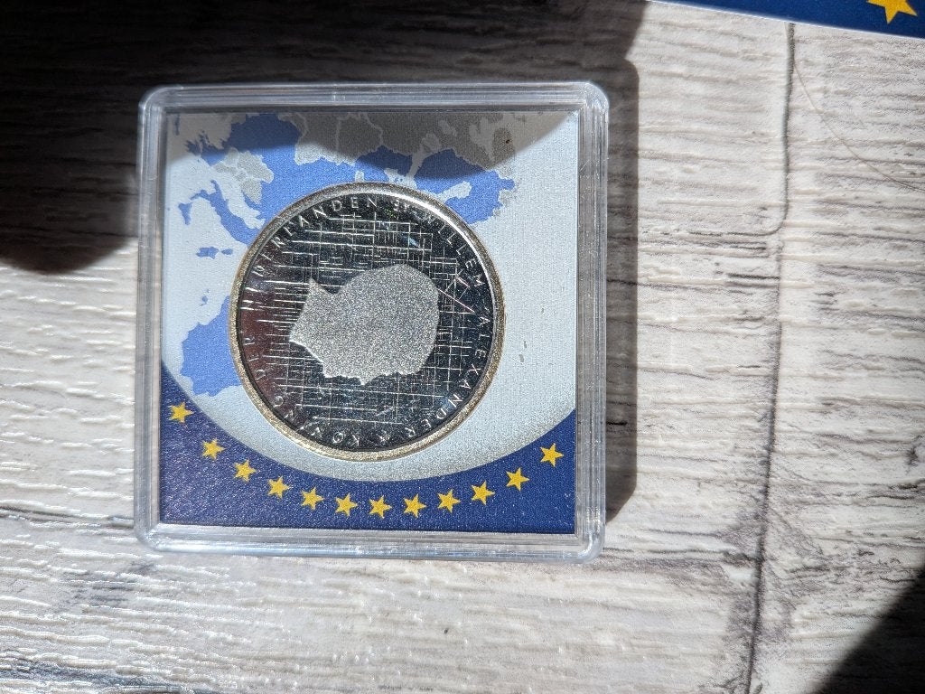 Nederland 2018 Schokland 5 Euro Herdenkingsmunt, Koningin Beatrix, Zilver, Euro's, Ophalen of Verzenden