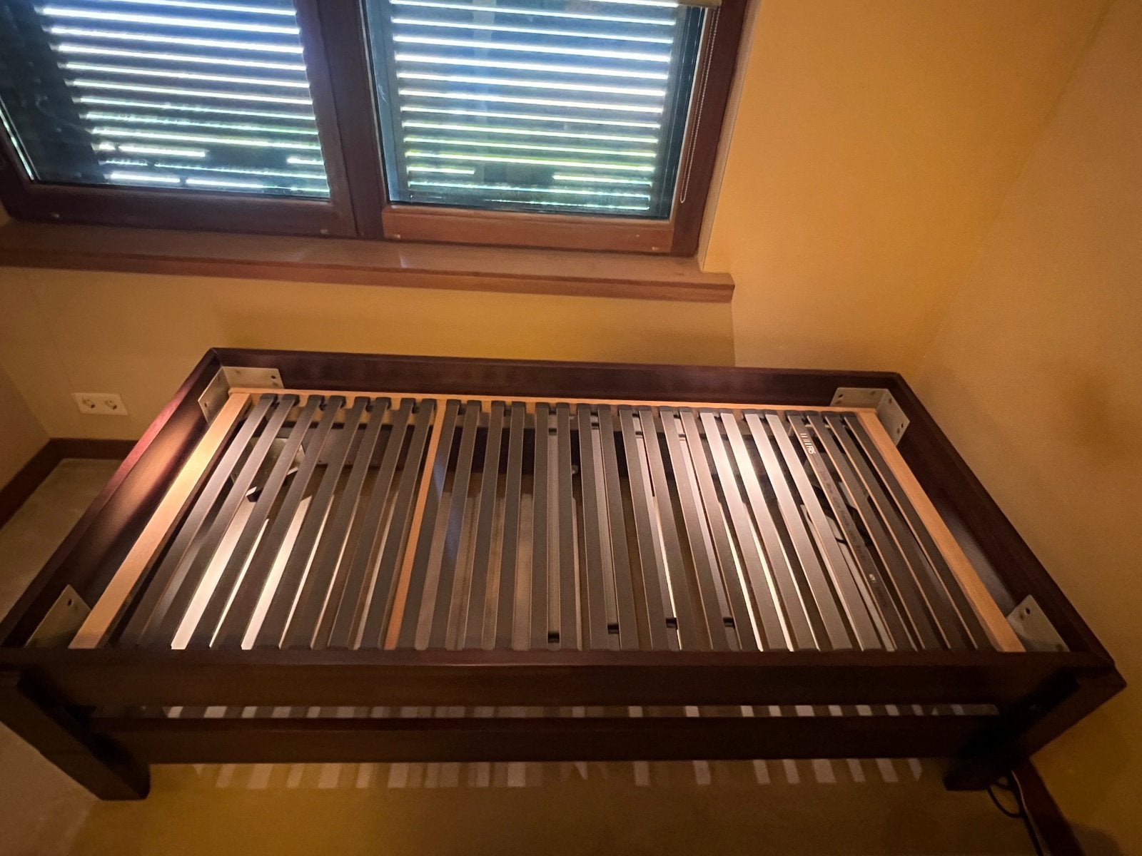 Hasena Stapelbaar bed 2x 90x200 cm + 1 lattenbodem, Ophalen, Gebruikt, 90 cm, Eenpersoons