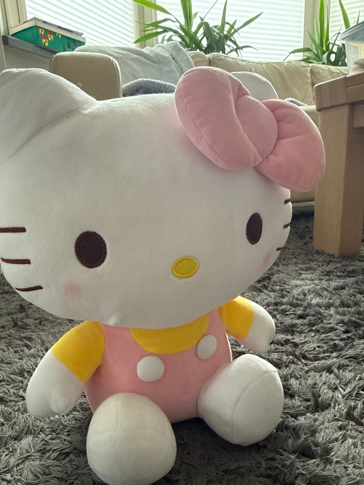 Grote Hello Kitty knuffel - Zo goed als nieuw, Overige merken, Overige typen, Ophalen of Verzenden, Middelgroot (20 tot 80 cm)