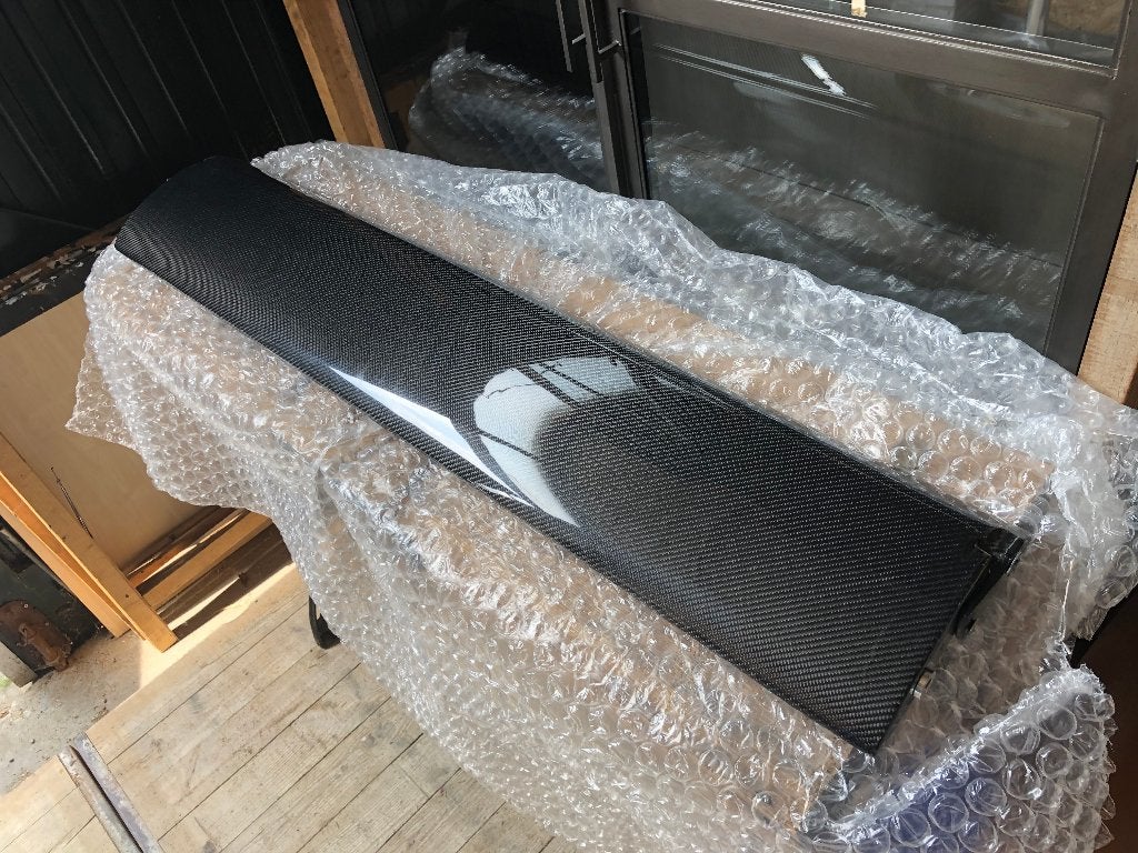 JapPower Carbon 400R-style Twin Spoiler Blade - Skyline R33