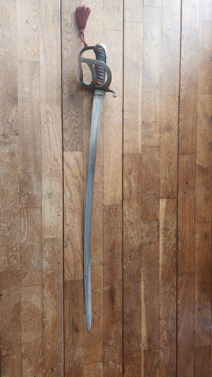 Antieke cavalariesabel m1875, lange sabel no.1, Verzamelen, Ophalen of Verzenden, Landmacht, Nederland