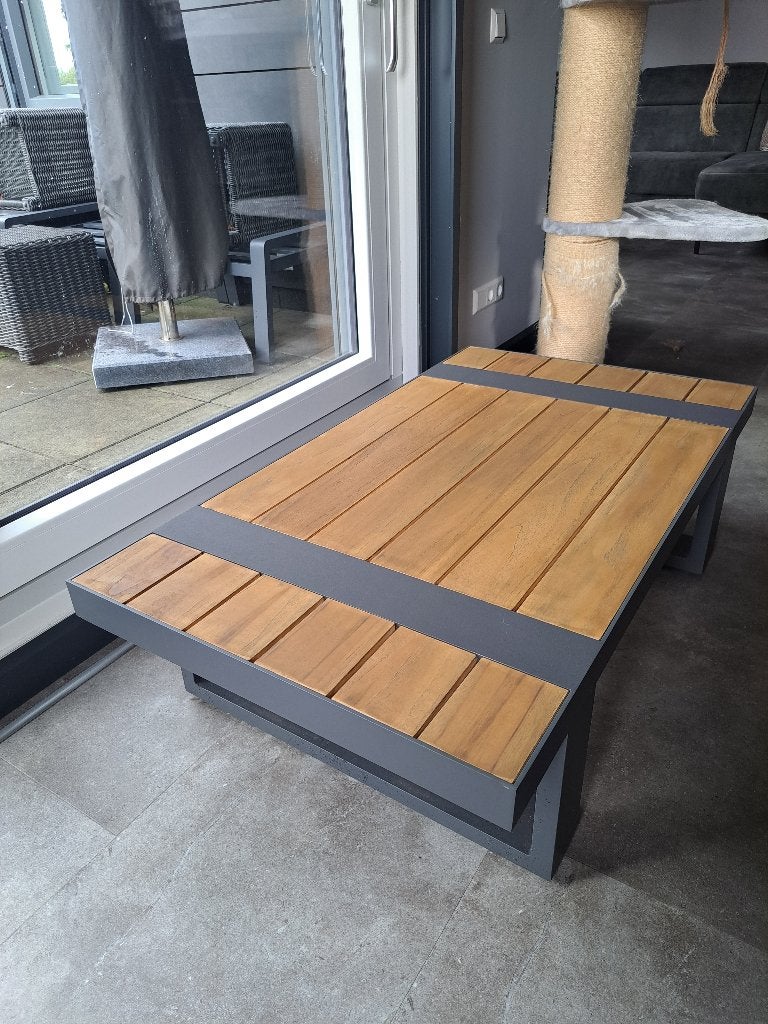 Lifestyle Marietta loungetafel rechthoek, Ophalen, Nieuw, Rechthoekig, Teakhout