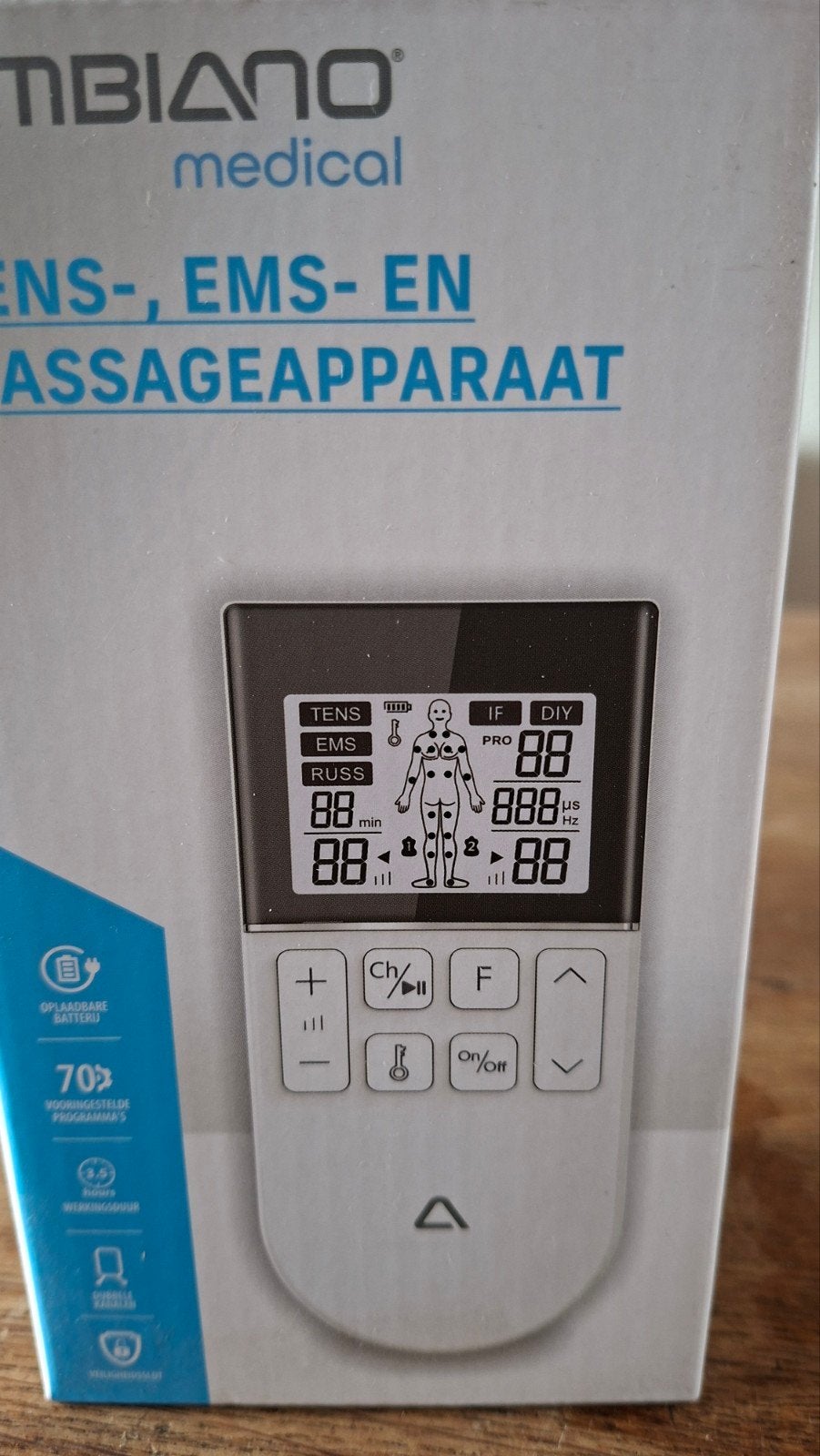 Medisch TENS, EMS en Massageapparaat - Nieuw in doos, Sport en Fitness, Ophalen of Verzenden, Nieuw, Apparaat