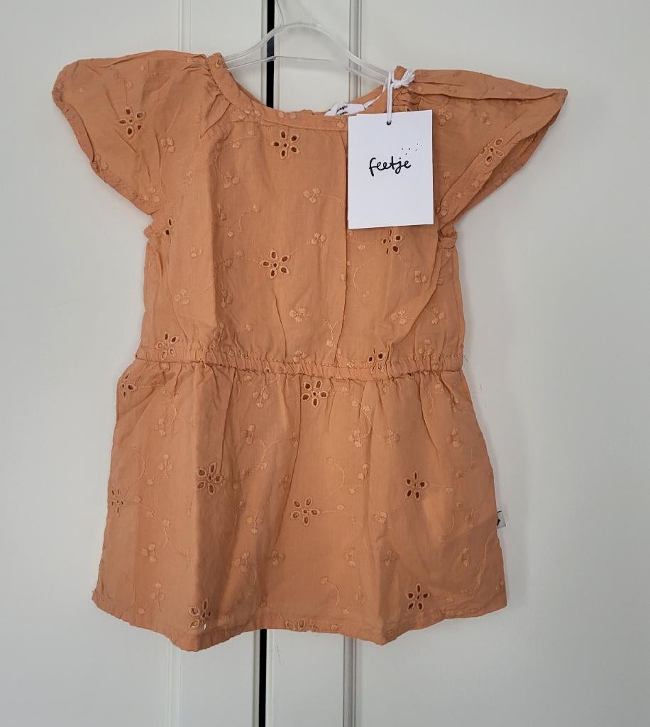 Nieuw! Feetje jurkje, peach, maat 86, Meisje, Jurkje of Rokje, Nieuw, Ophalen of Verzenden