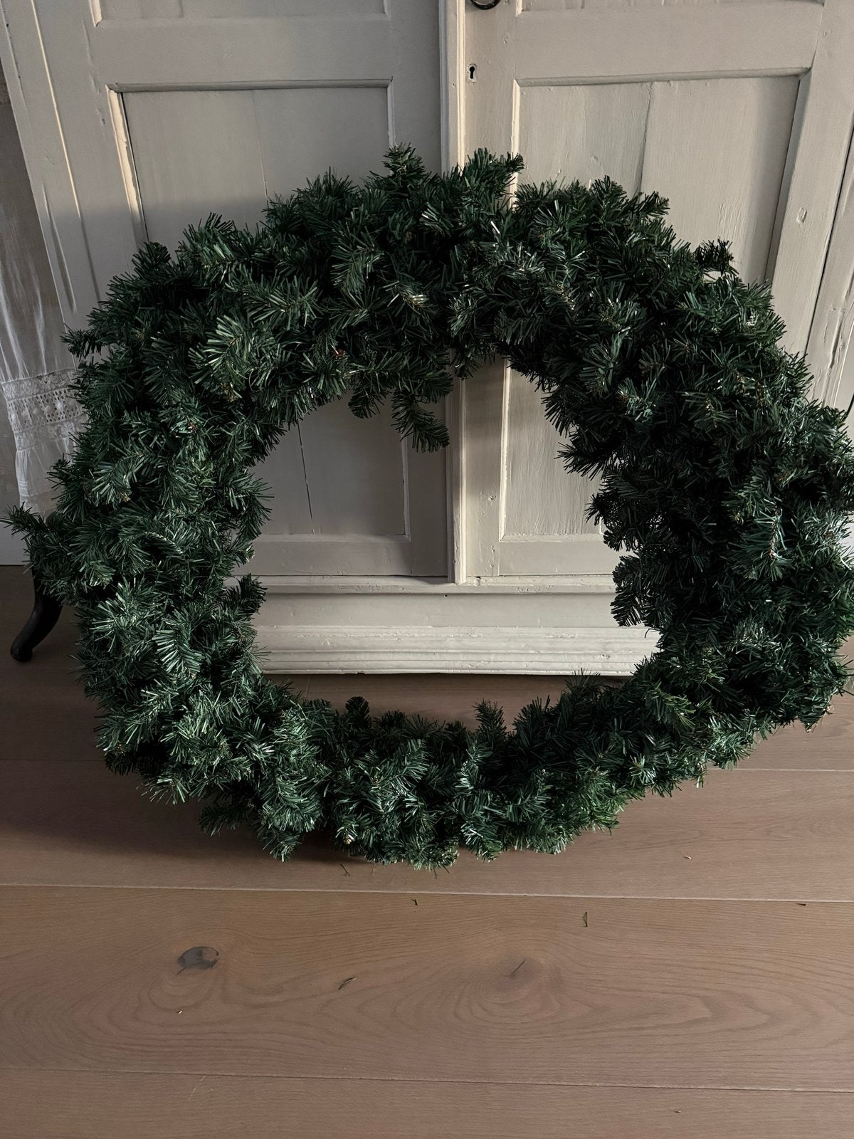 Prachtige grote kerstkrans, Ophalen, Gebruikt