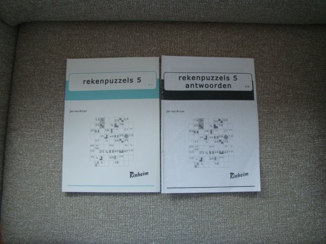 Rekenpuzzels 5 en antwoordenboek / NIEUW, Ophalen of Verzenden, Nieuw, Overige niveaus, Overige vakken