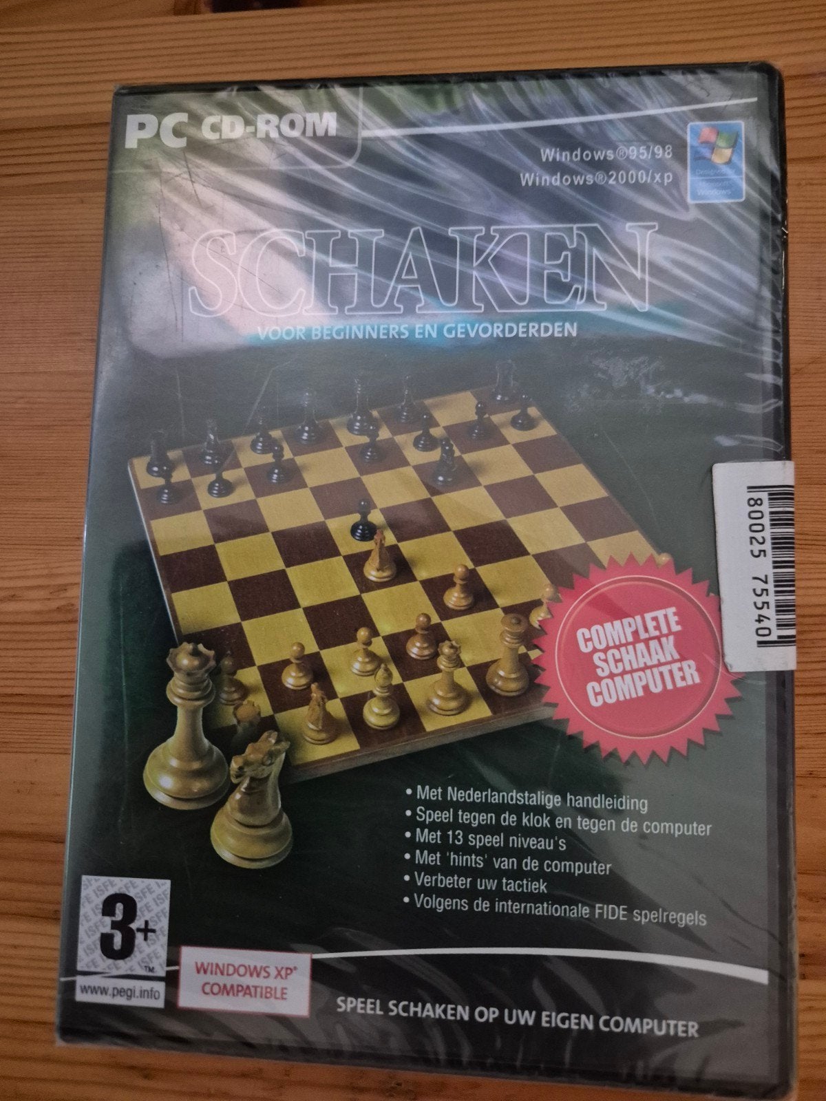 Schaken voor beginners en gevorderden PC CD-ROM, 1 speler, Nieuw, Ophalen of Verzenden, Vanaf 3 jaar