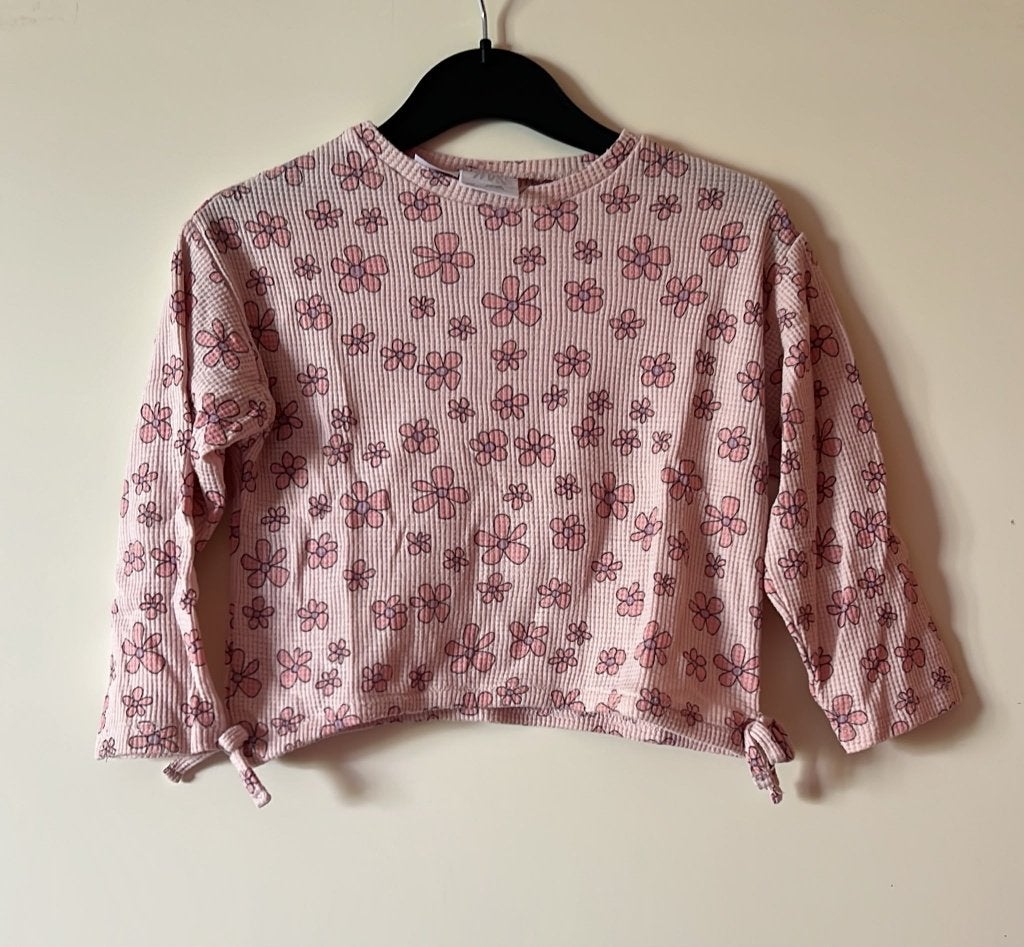 zara tshirt bloem maat 92, Zo goed als nieuw, Shirt of Longsleeve, Zara kids, Verzenden