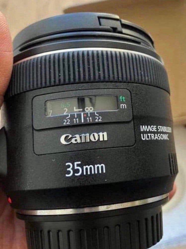 Canon EF 35mm f/2 IS USM. €400., Audio, Tv en Foto, Ophalen of Verzenden, Zo goed als nieuw, Telelens