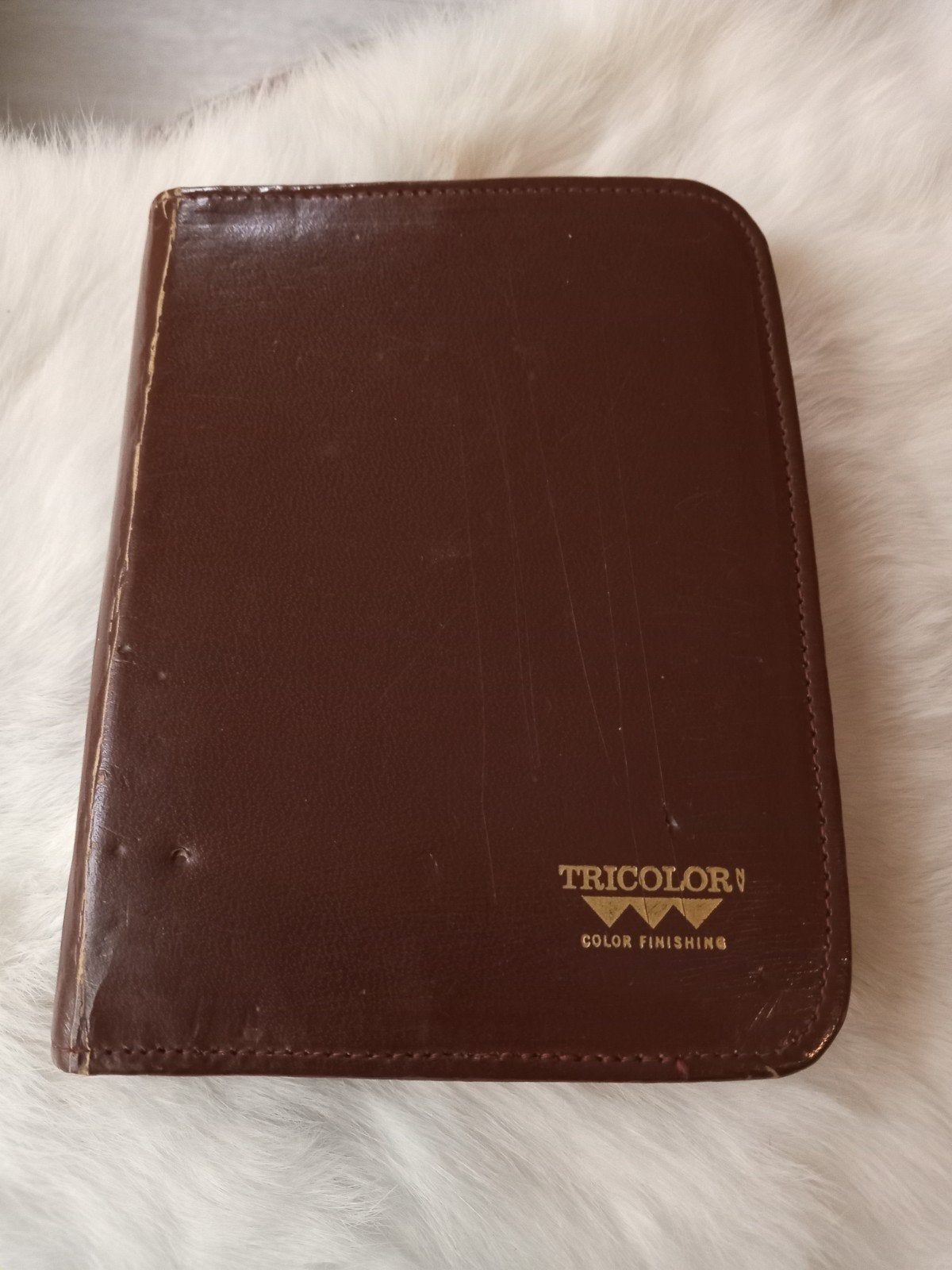 Vintage Tricolor Speelkaarten Set in Leren Etui, Ophalen of Verzenden