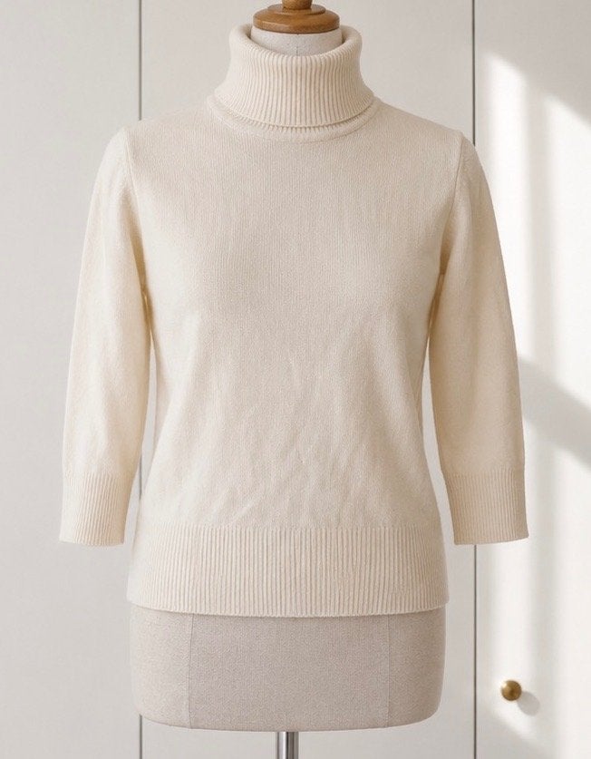 Elisa Cavaletti  prachtige beige kol trui maat M, Kleding | Dames, Truien en Vesten, Maat 38/40 (M), Beige, Ophalen of Verzenden