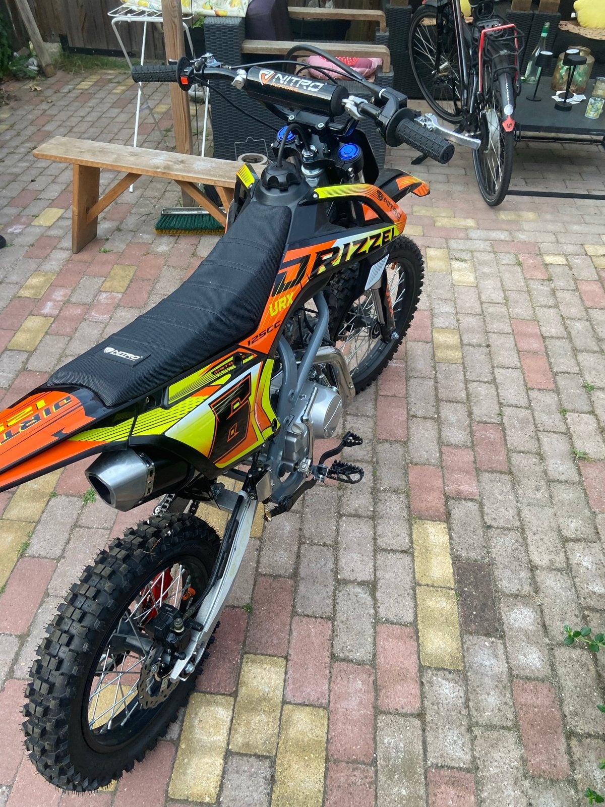 Nitro 125cc Pitbike - Krachtige en Betrouwbare Crossmotor, Ophalen, Gebruikt, Schijfrem, Pitbike
