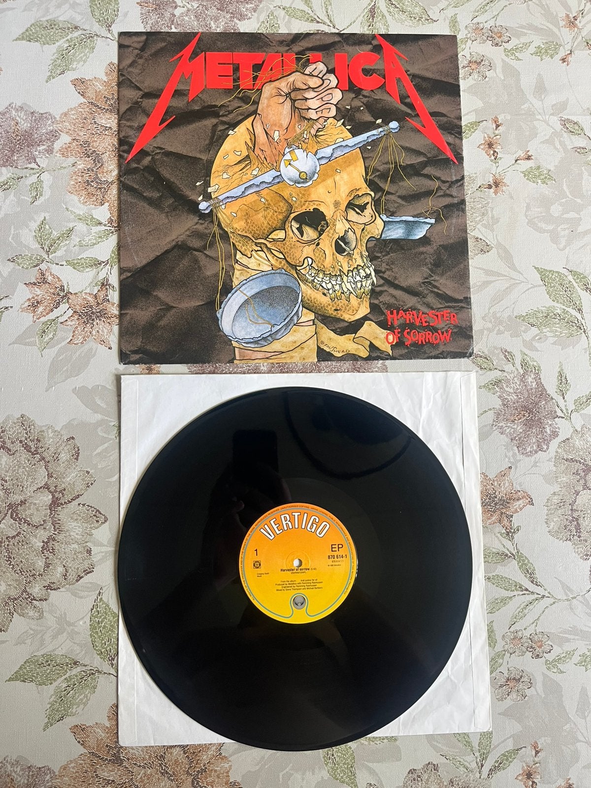 Metallica Harvester 12” Vinyl Vertigo, Ophalen of Verzenden, Zo goed als nieuw, 12 inch, Poprock