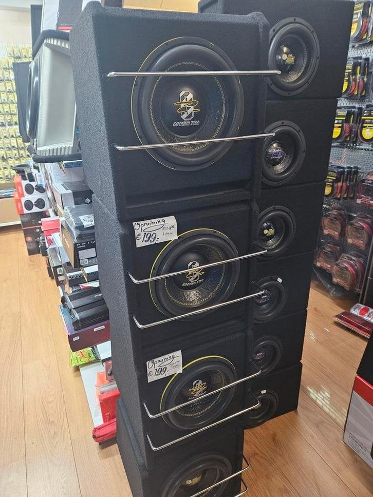 Dikke groundzero subwoofers 700watt spl, Auto diversen, Autospeakers, Niet ingevuld, Niet ingevuld, Nieuw, Ophalen of Verzenden