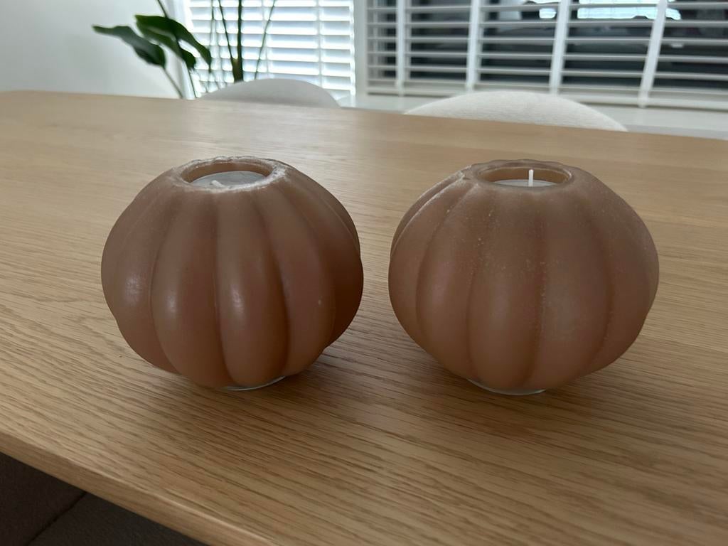 Riviera Maison waxinelichthouders, Ophalen of Verzenden, Zo goed als nieuw, Overige materialen