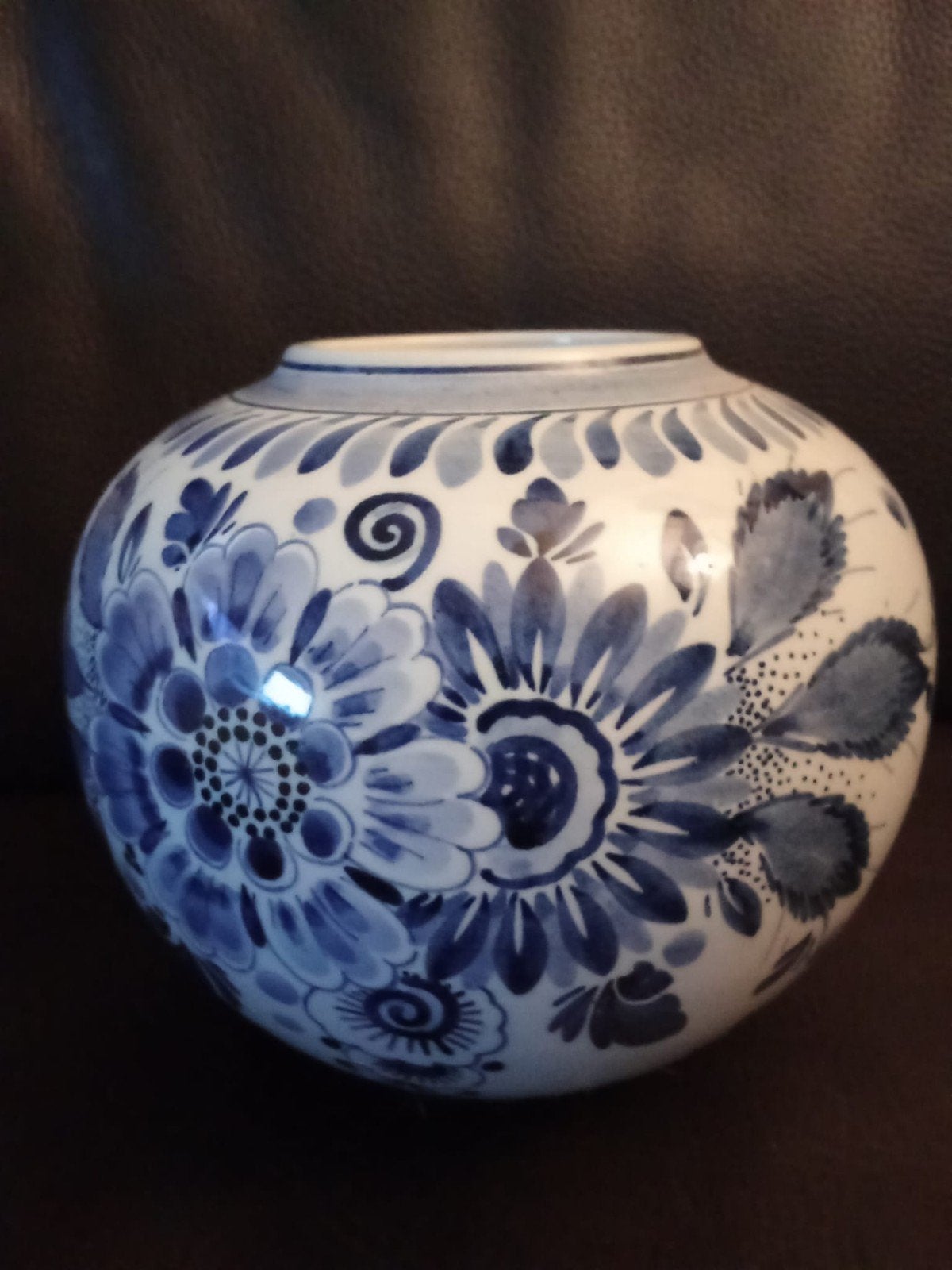 Delfts Blauw Vaasje - Handgeschilderd, Ophalen of Verzenden
