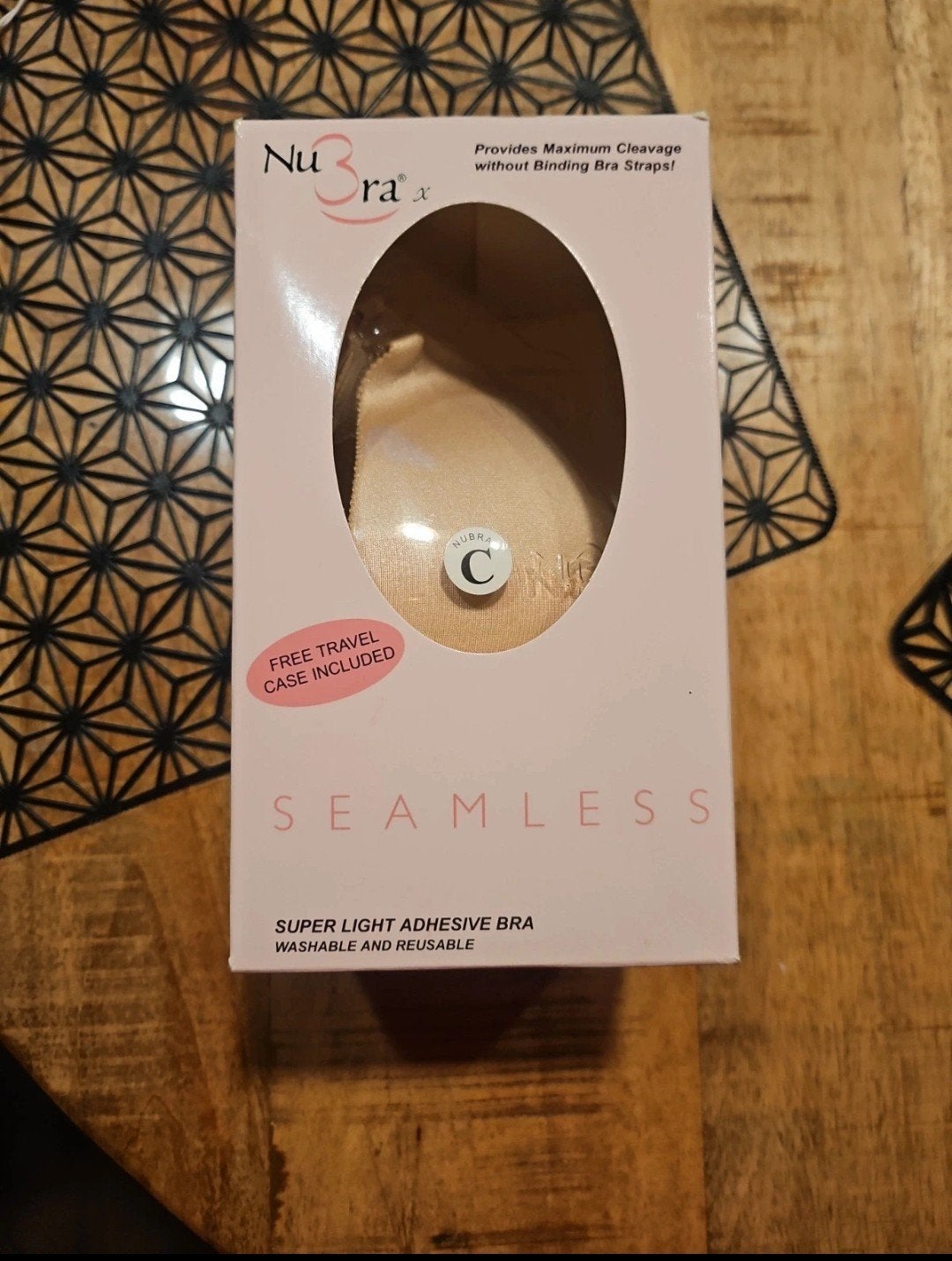 NuBra X Seamless Plak BH - Maat C, Huidskleur, Beige, NuBra X, Ophalen of Verzenden, BH