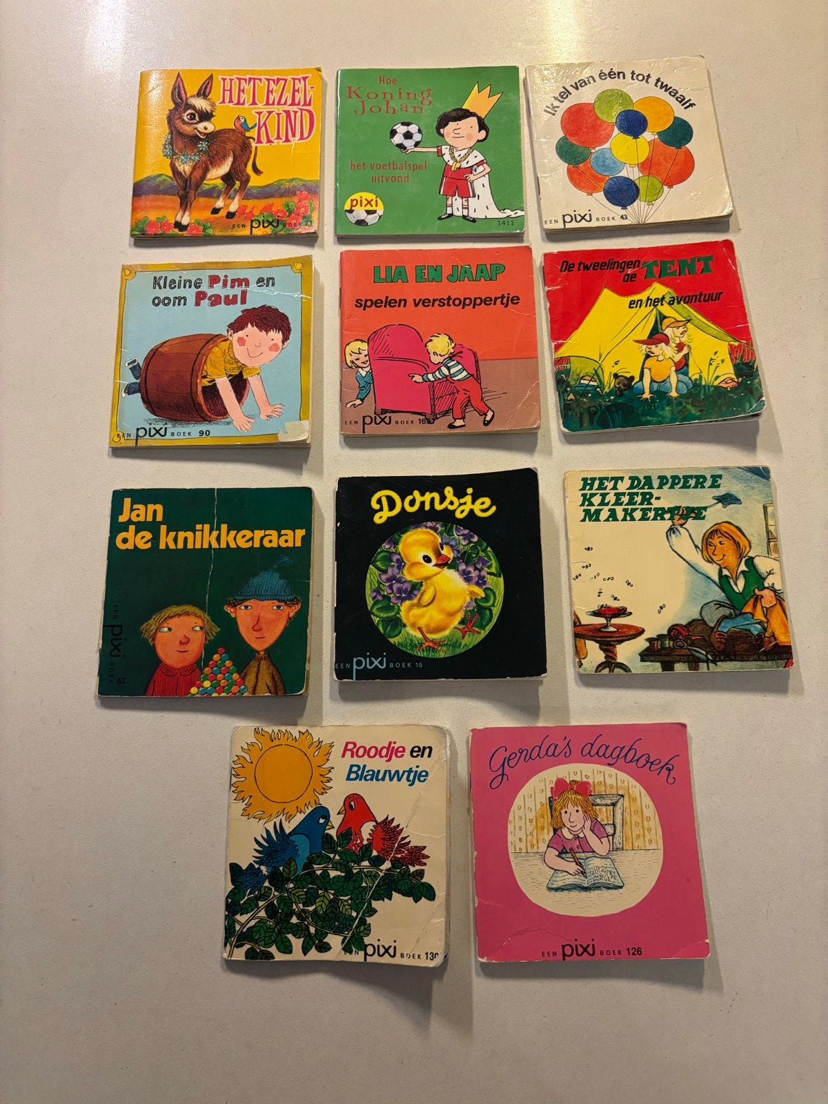 Grote collectie Pixi boekjes - 11 stuks set partij!, Gelezen, Jongen of Meisje, Ophalen of Verzenden, Voorleesboek