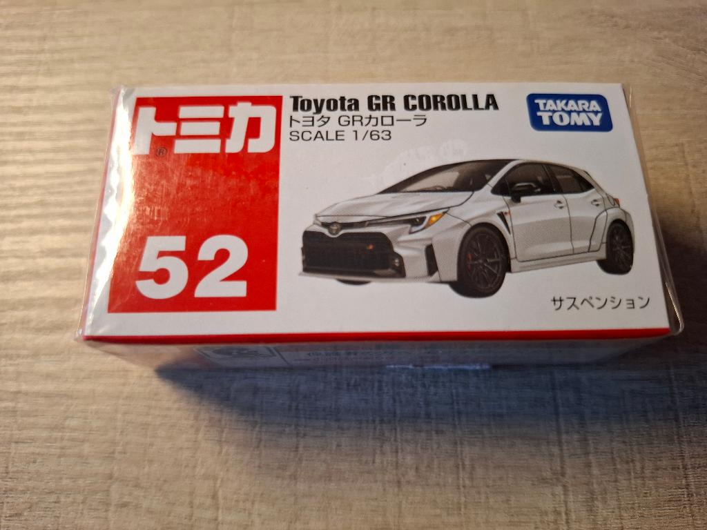 Tomica 52 - Toyota GR Corolla [wit] 1/63 MIB, Ophalen of Verzenden, Nieuw, Auto