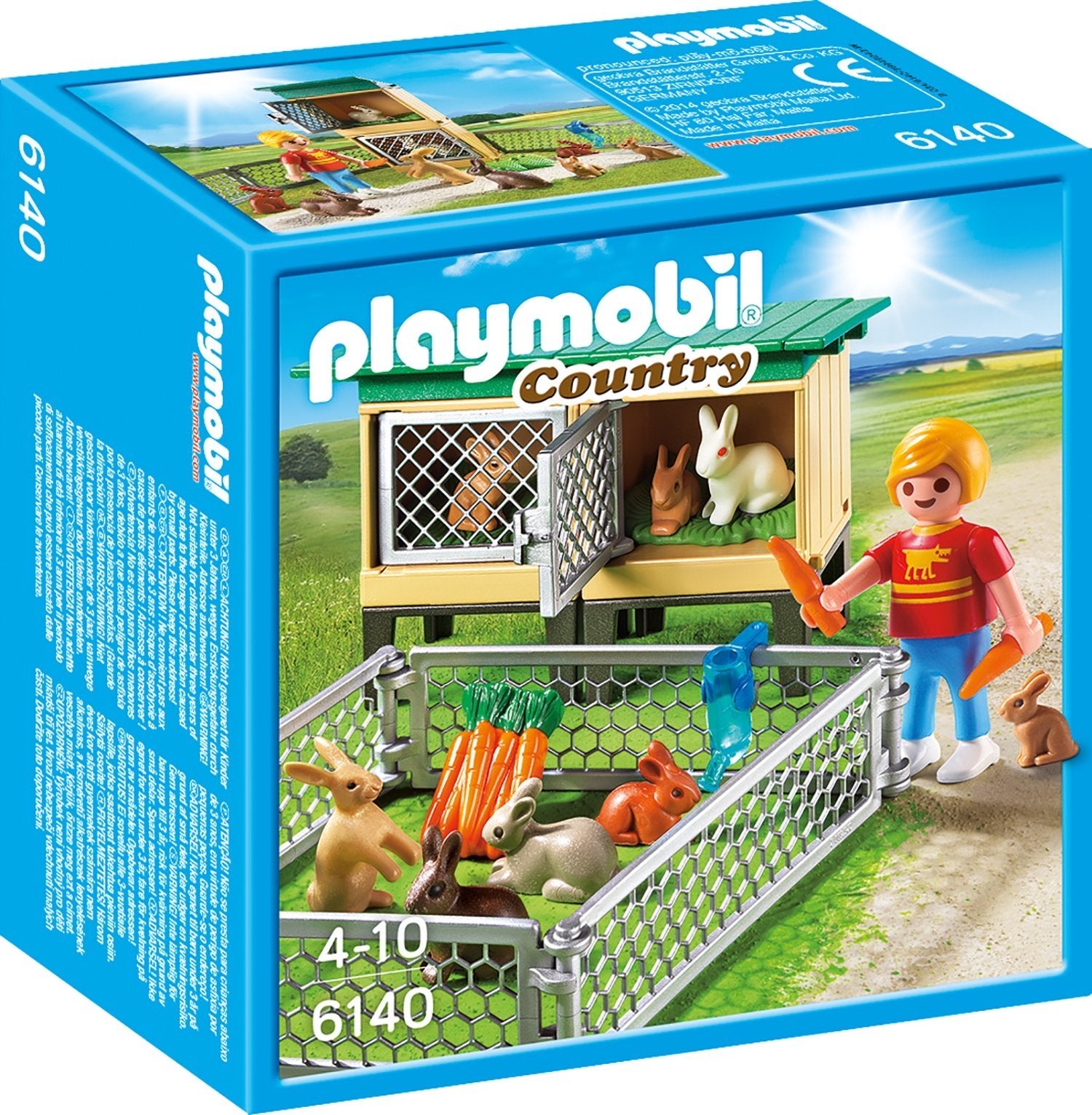 Playmobil Country Konijnenhok met Konijnen 6140, Ophalen of Verzenden, Zo goed als nieuw, Jongen of Meisje