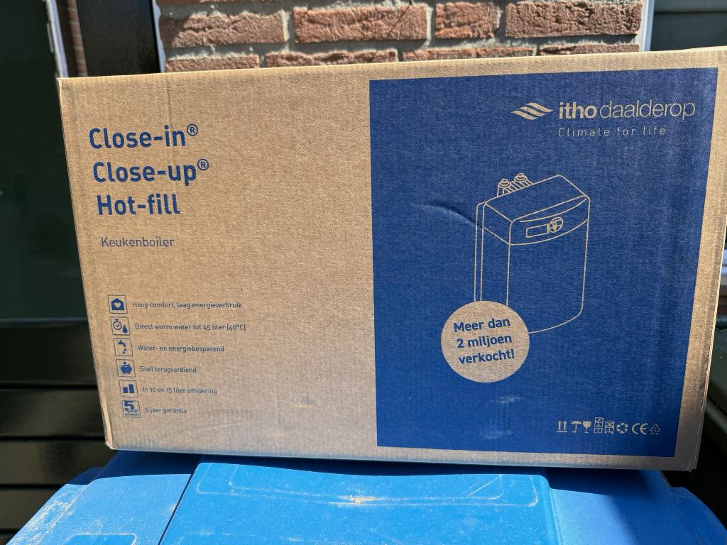Itho Daalderop boiler  10 liter Hottfill NIEUW, Ophalen, Nieuw, Boiler, Minder dan 3 jaar oud