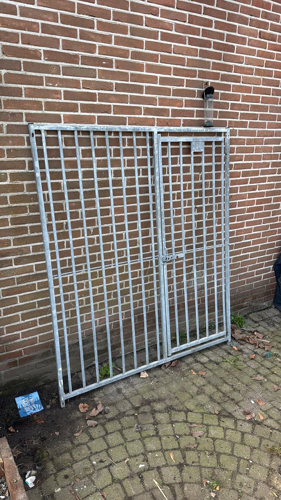 Kenneldeel hondenhok hekwerk met deur, Dieren en Toebehoren, Hondenhokken, Ophalen, Zo goed als nieuw, 110 cm of meer, 100 cm of meer