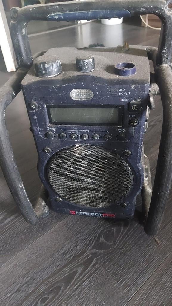 PerfectPro bouwradio -, Ophalen of Verzenden, Gebruikt, Bouwradio