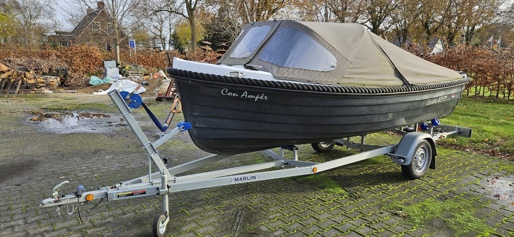 Elektrische Corsiva 475 New Age luxe uitvoering incl trailer, Ophalen, Consoleboot, Gebruikt, 1.00 - 1.50 meter