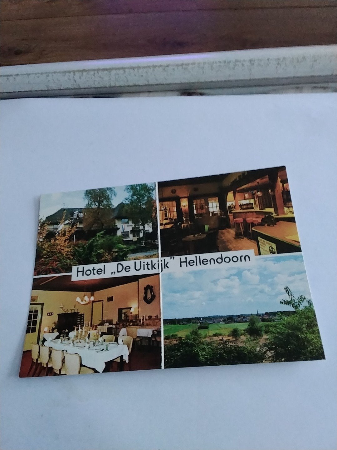 Oude Ansichtkaart Hotel "De Uitkijk" Hellendoorn, Ophalen of Verzenden, 1960 tot 1980, Gelopen, Overijssel