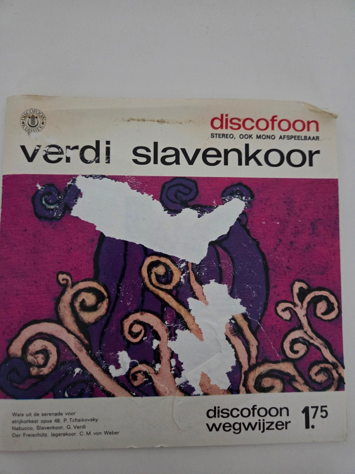 Verdi Slavenkoor - Discofoon Wegwijzer (Klassiek), Cd's en Dvd's, Gebruikt, Klassiek, 7 inch, Ophalen of Verzenden