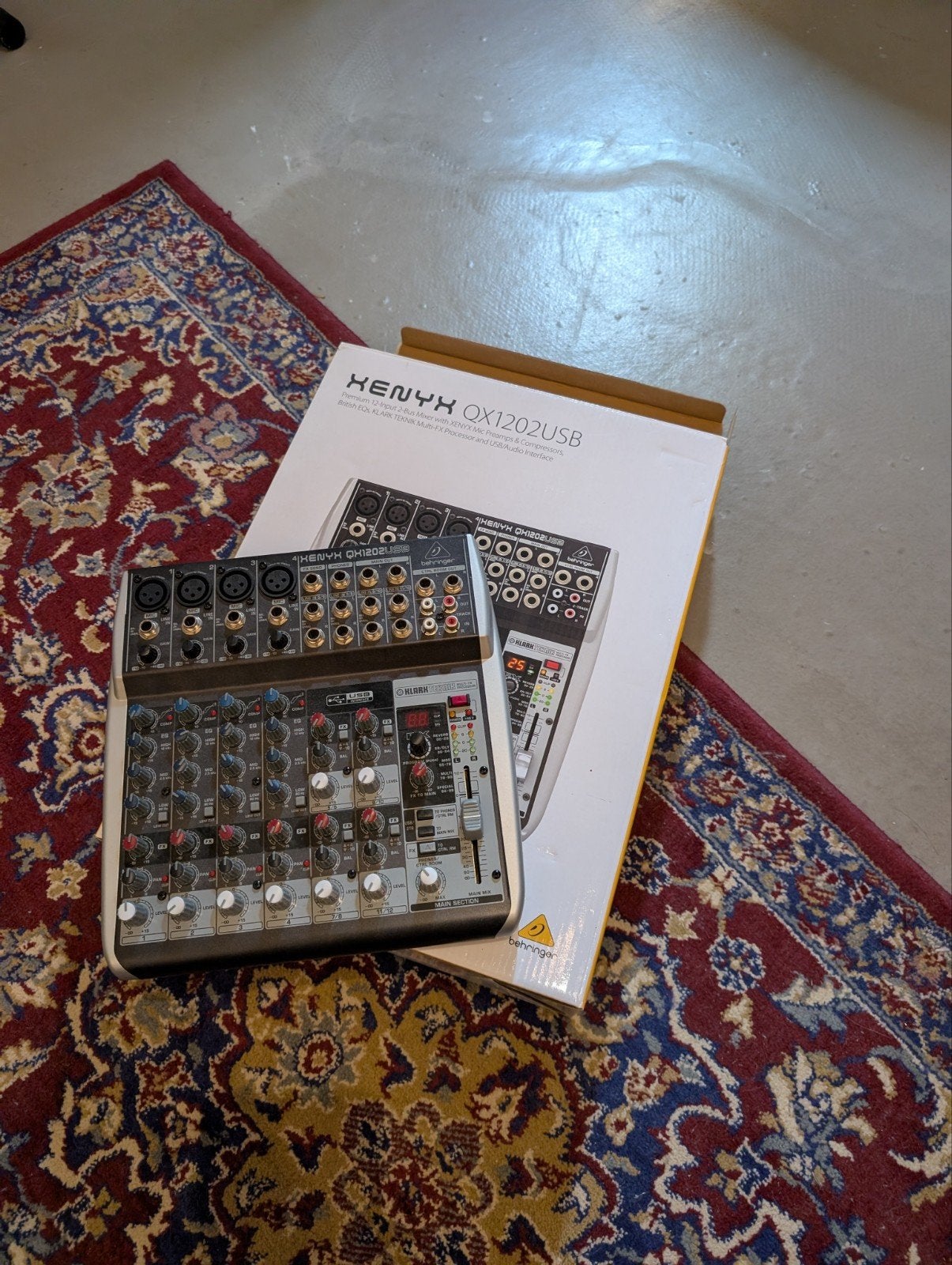 Behringer Xenyx QX1202 USB, Ophalen of Verzenden, Zo goed als nieuw